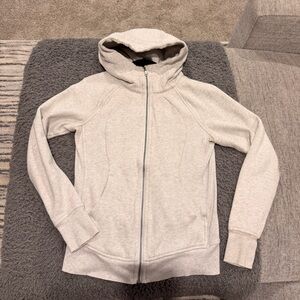 Lululemon Athletica Heathered Scuba Gray Hoodie Full zip 6